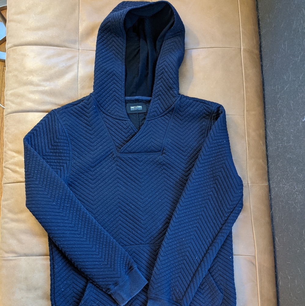 Only and Sons Hoodie Navy Medium